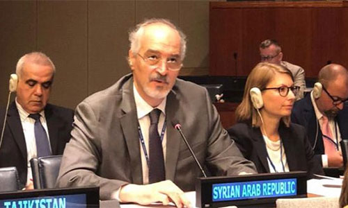 Bashar al Jaafari Siria denuncia el apoyo occidental y regional a grupos terroristas